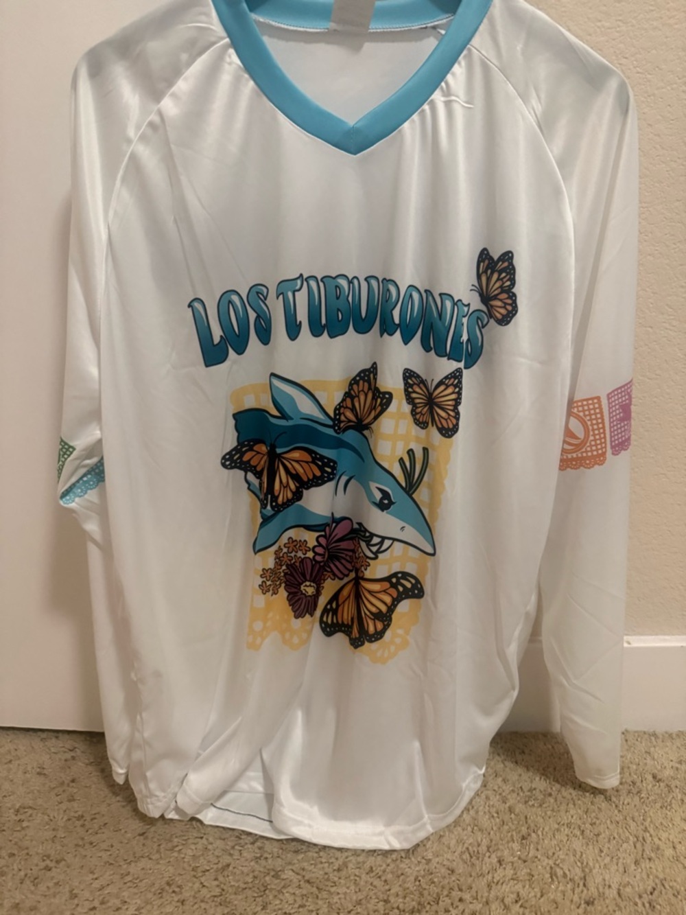 San Jose Sharks Los Tiburones Jersey Shirsey Adult XL SGA 2025